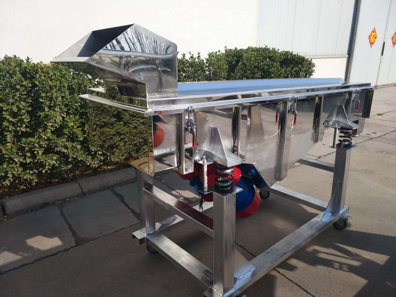 兩臺輕型不銹鋼直線篩發貨！！